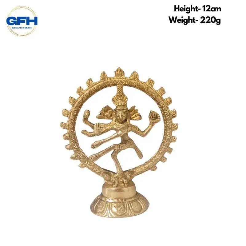 Brass Natraj Statue - 12cm