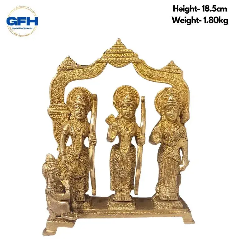 Brass Ram Darbar Statue