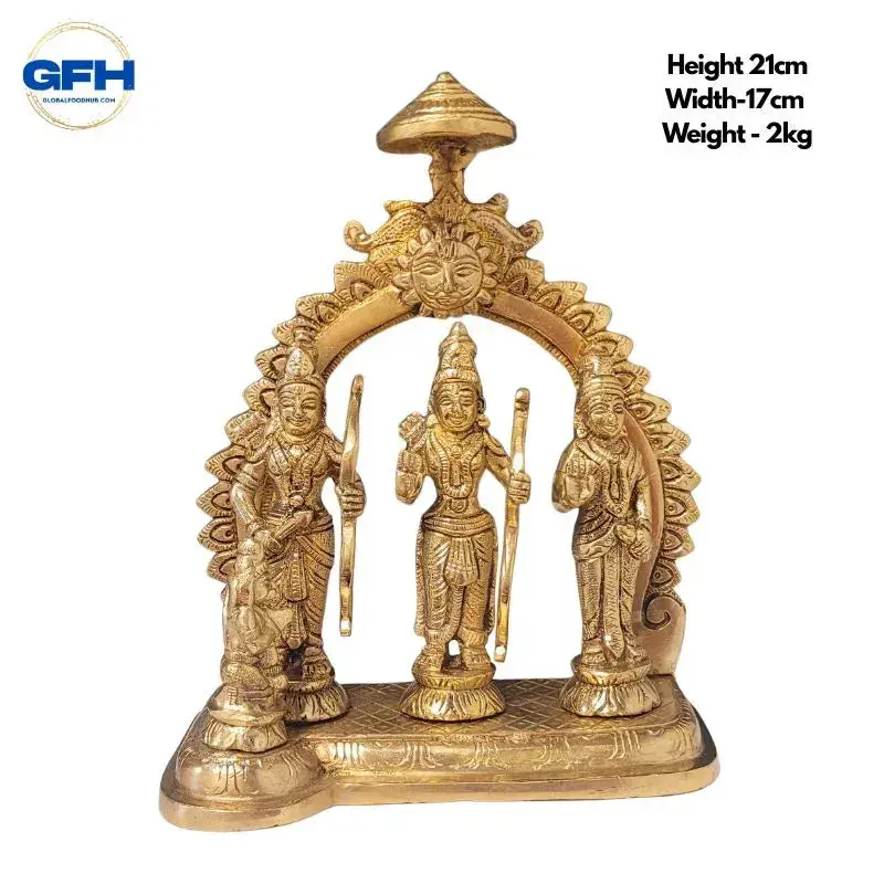 Brass Ram Darbar with Umbrella