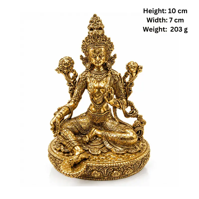 Brass Tara Devi S Statue