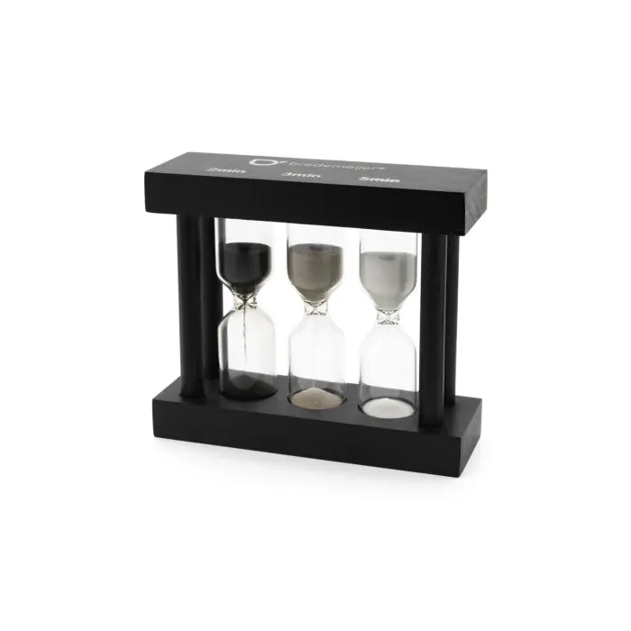 Bredemeijer Tea Timer - Bamboe - Zwart - 3 cm x 9,1 cm x 7,9 cm