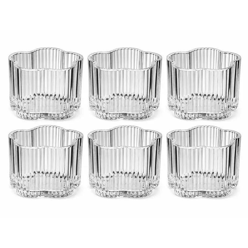 Bricard Ibiza - Kommenset - Ø8 cm - 6-delig - Transparant Glas