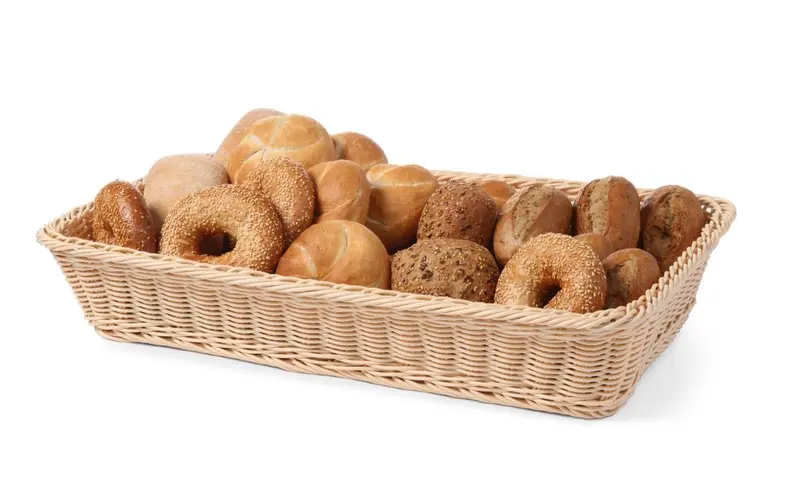 Broodmand GN 1/1/530x320x90 mm verst. PP rotan 1/box