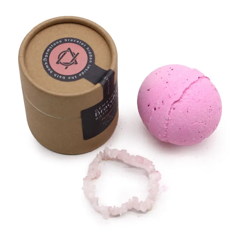 Bruisbal met Rozenkwarts Armband – Bergamot