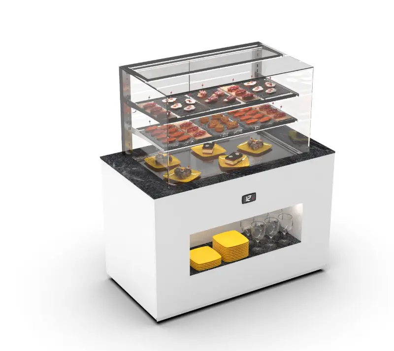Buffet Réfrigéré Sayl Vision – Plaque Froide 15 mm – Série BUF15V / BUF15V-T