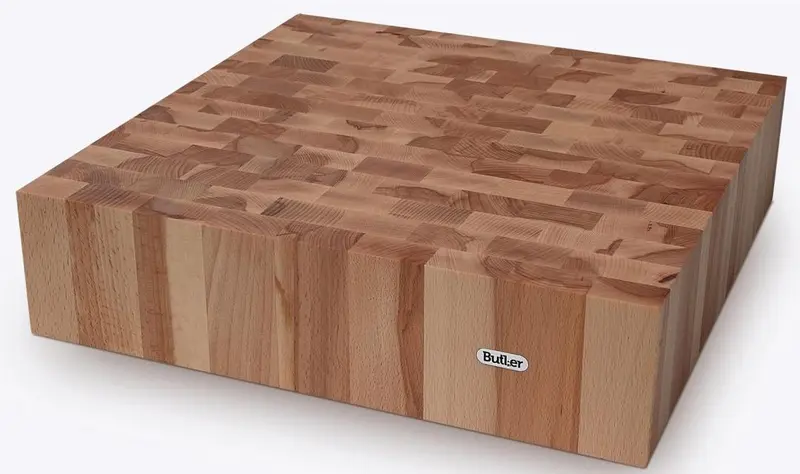 Butler Hakblok Beuk Kops 40x40x10cm