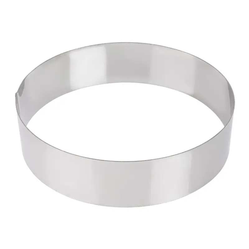 Cercle à mousse inox De Buyer 240 x 60mm