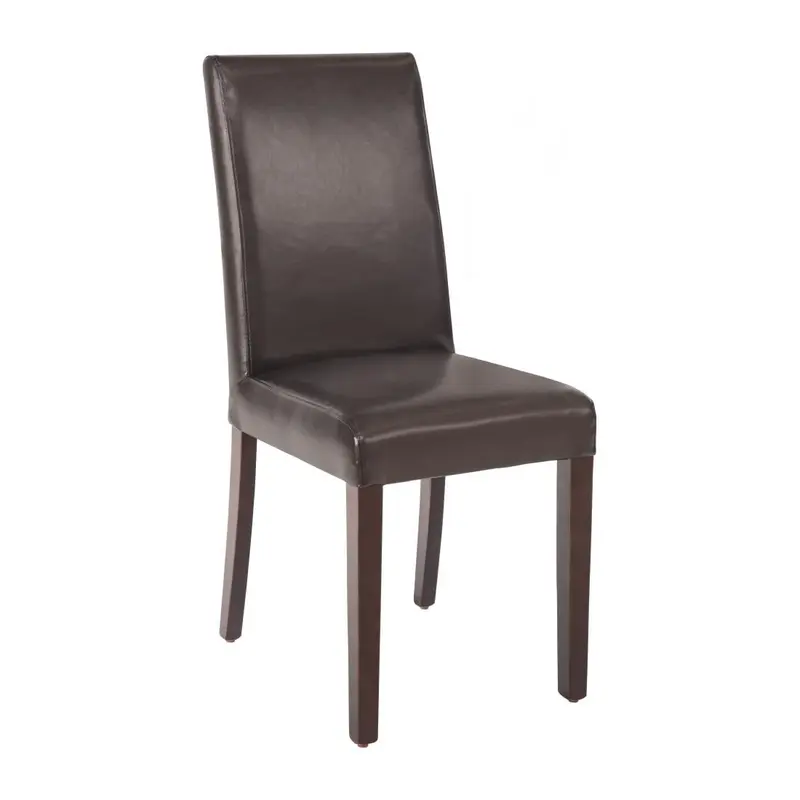 Chaises en simili cuir Bolero marron foncé (lot de 2)