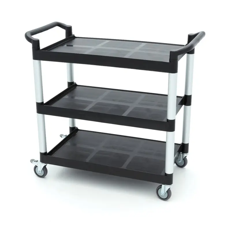 Chariot de service - 3 étagères en plastique - 103 x 50,5 cm – Maxima 09507002