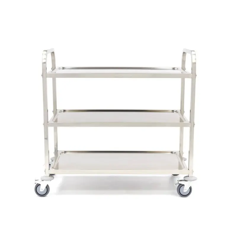 Chariot en acier inoxydable - 3 étagères – Maxima 09300546