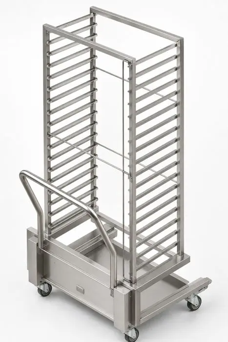 Chariot porte-plateaux drive-in, HENDI, 229590; 229613 & 229859, GN 1/1, 740x720x(H)1700mm — 817643