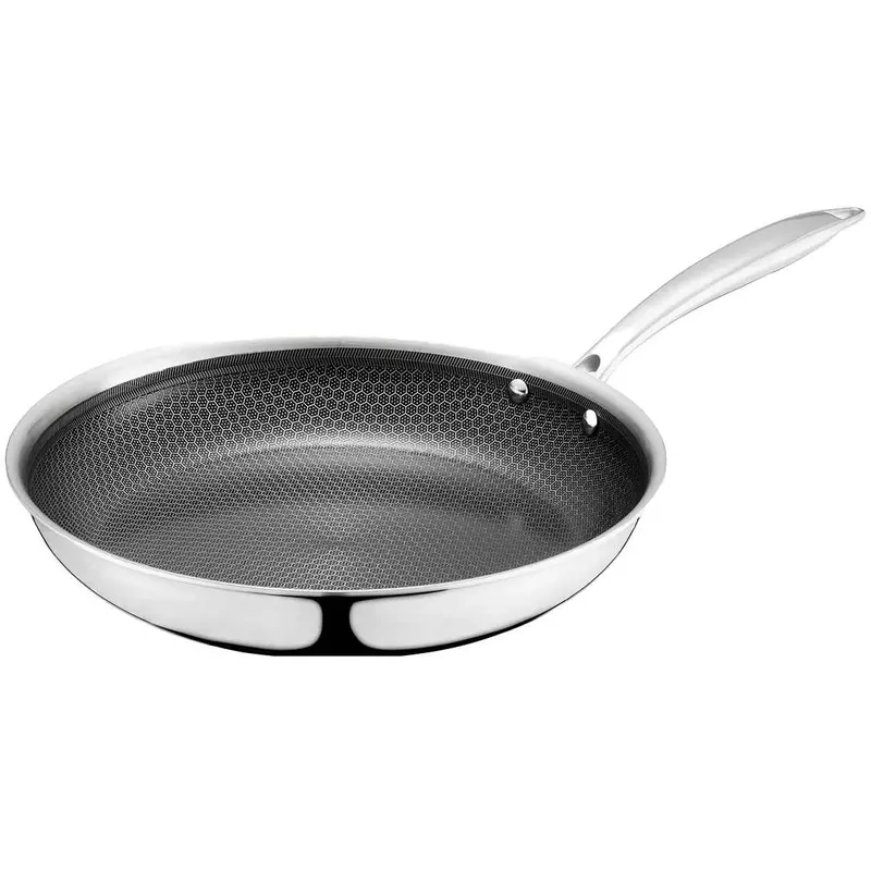 Cheffinger Koekenpan - 32cm - RVS - Honingraat - Inductie
