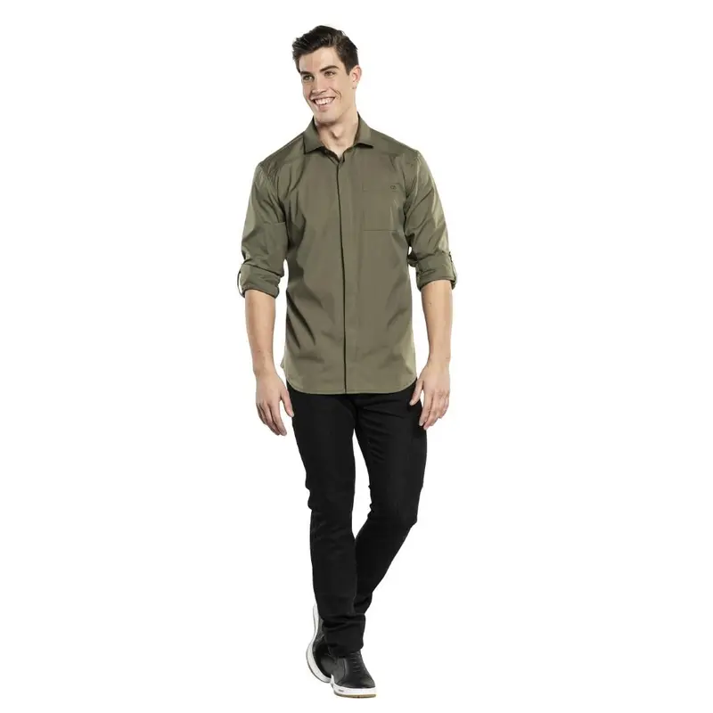 Chemise homme UFX Chaud Devant verte XXL