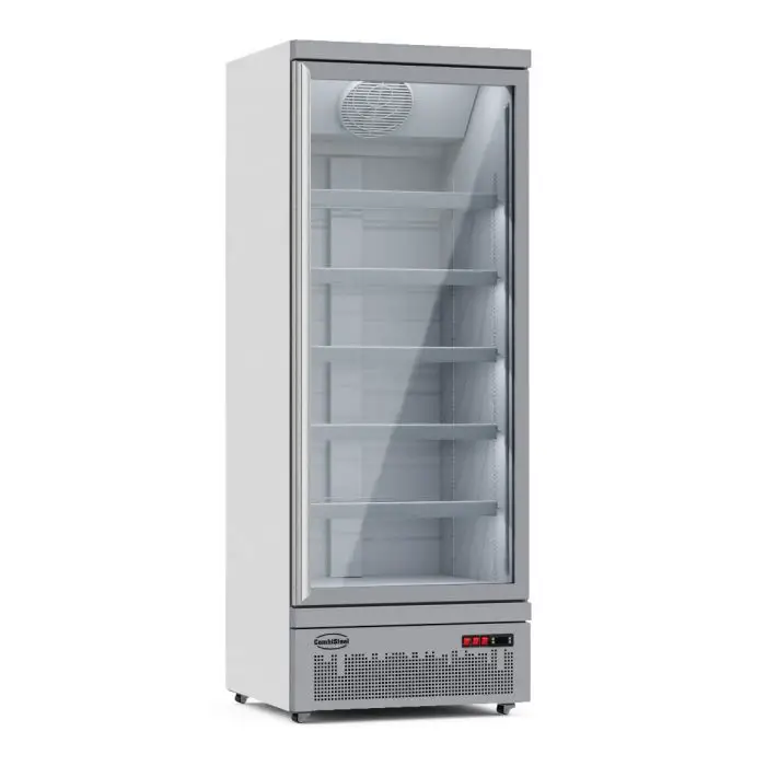 CONGÉLATEUR 1 PORTE VITRÉE NOIR JDE-600F BL 7455.2214
