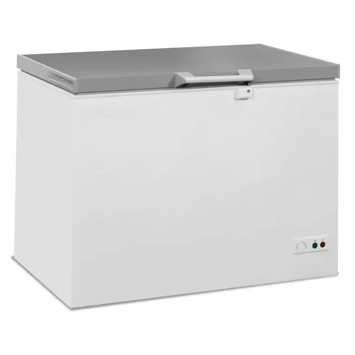 CONGÉLATEUR BAHUT COUVERCLE EN INOX 305 L 7151.1105