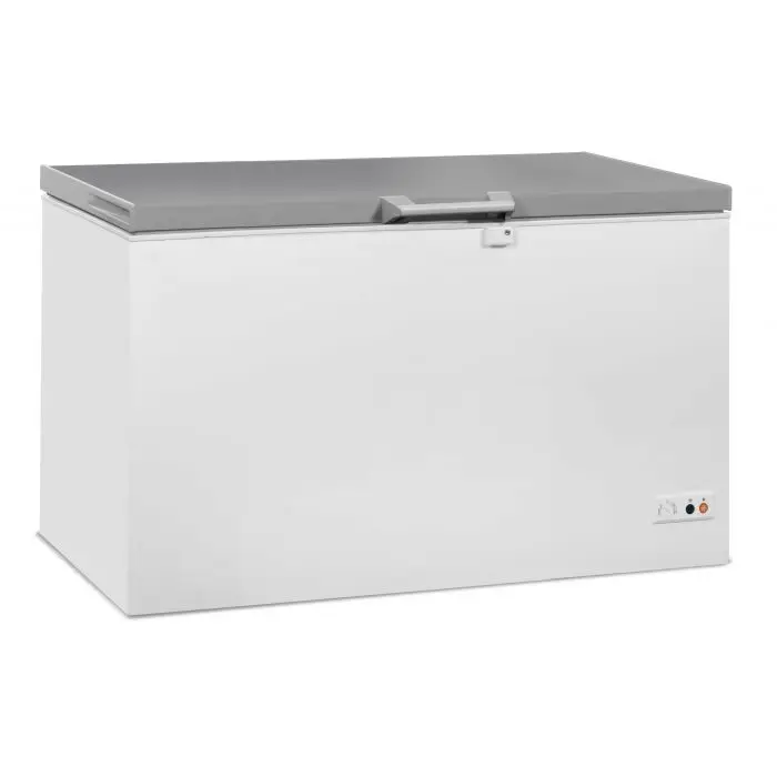 CONGÉLATEUR BAHUT COUVERCLE EN INOX 469 L 7151.1115