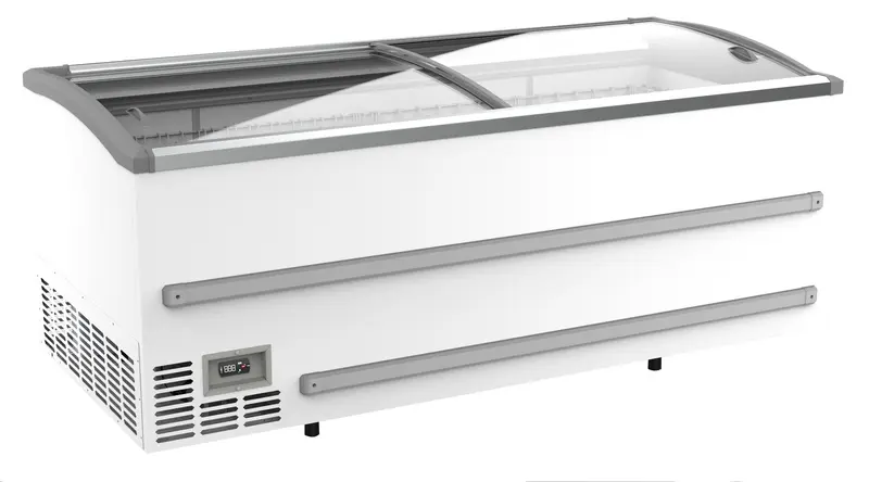 Congélateur bahut pour supermarché blanc 2125 dégivrage manuel — Combisteel 7072.0055