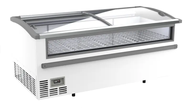 Congélateur bahut pour supermarché blanc 2125 dégivrage manuel — Combisteel 7072.0065
