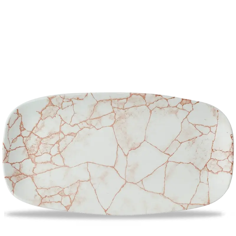 Coral Chefs Oblong Plate 6/box