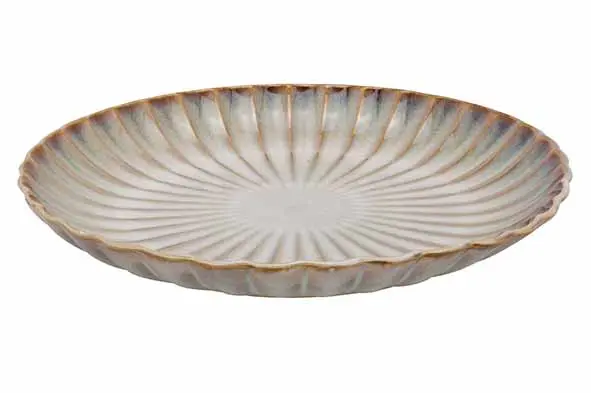 Cosy & Trendy Astera Pearl Plat bord 27,4 cm - Set van 4 stuks