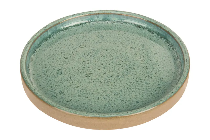 Cosy & Trendy Basalt Ocean Green Mini-bordje/Ondertas 9 cm -  Set van 12 stuks