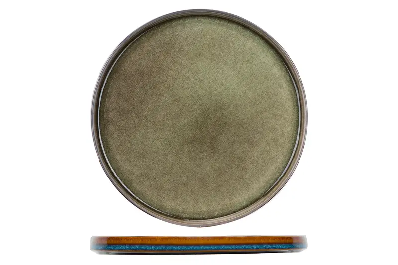 Cosy & Trendy Quintana Green plat bord 27,5 cm - Set van 4 stuks