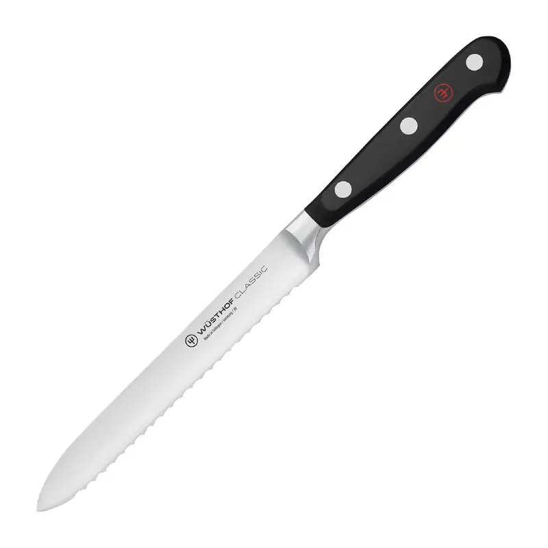 Couteau utilitaire dentelé Wüsthof Classic 140mm