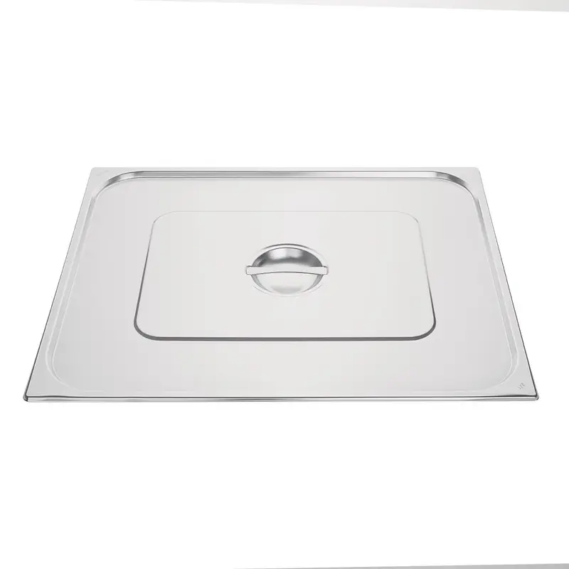 Couvercle GN 2/1 inox double Vogue