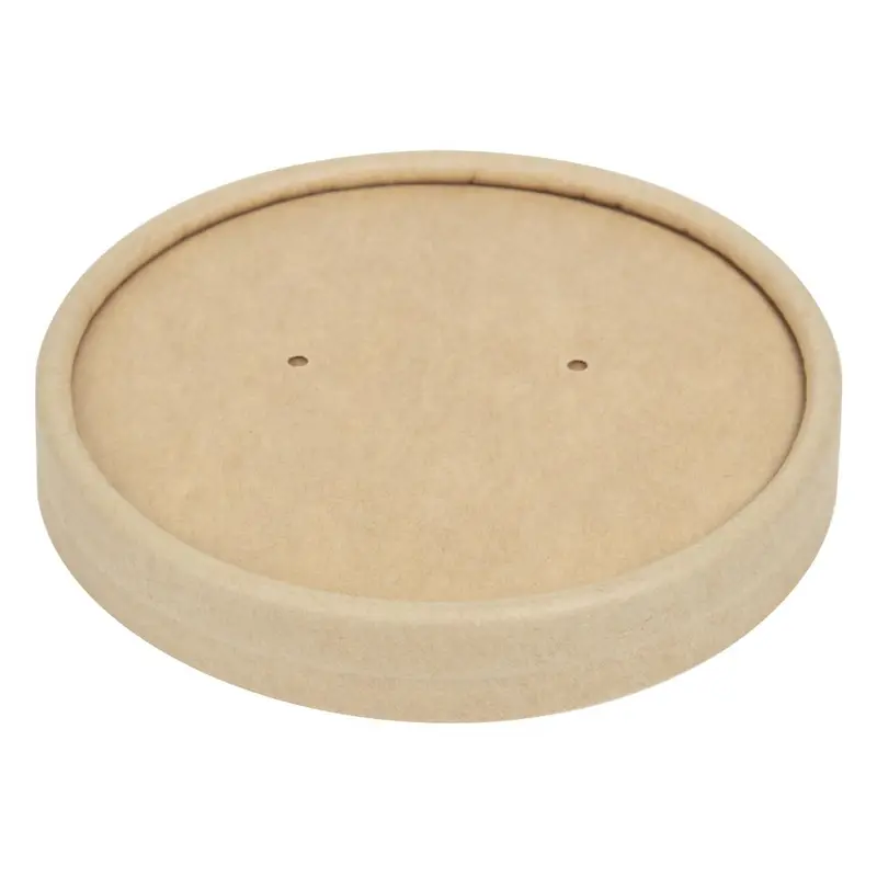 Couvercles pour bols à soupe kraft micro-ondables recyclables Colpac 225ml et 350ml (lot de 500)