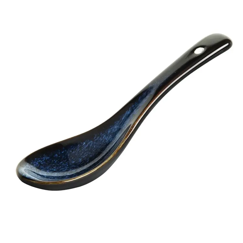 Cuillères à soupe Olympia Luna bleu nuit (lot de 12)
