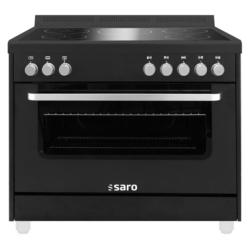 Cuisinière à induction SARO + four électrique TS95IND61N noir - 331-1205