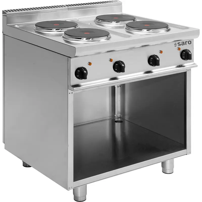 Cuisinière électrique SARO avec meuble bas ouvert E7/CUET4BA - 423-1070
