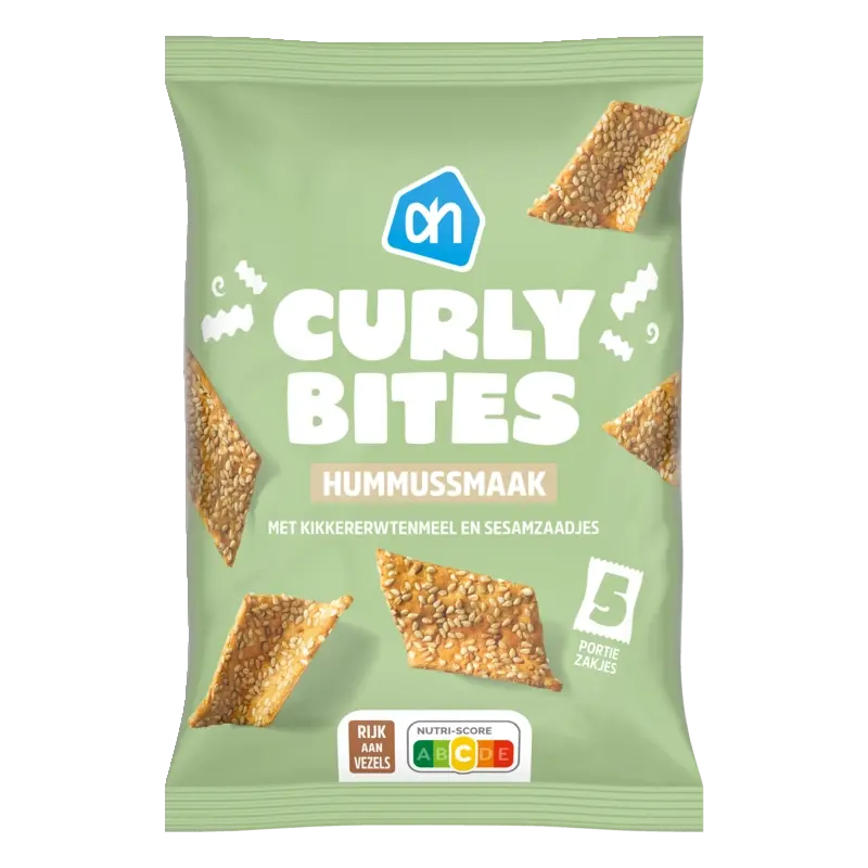 Curly bites hummusmaak