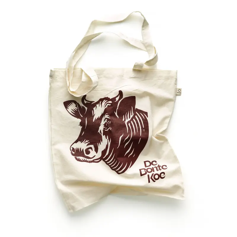 De Bonte Koe canvas tas