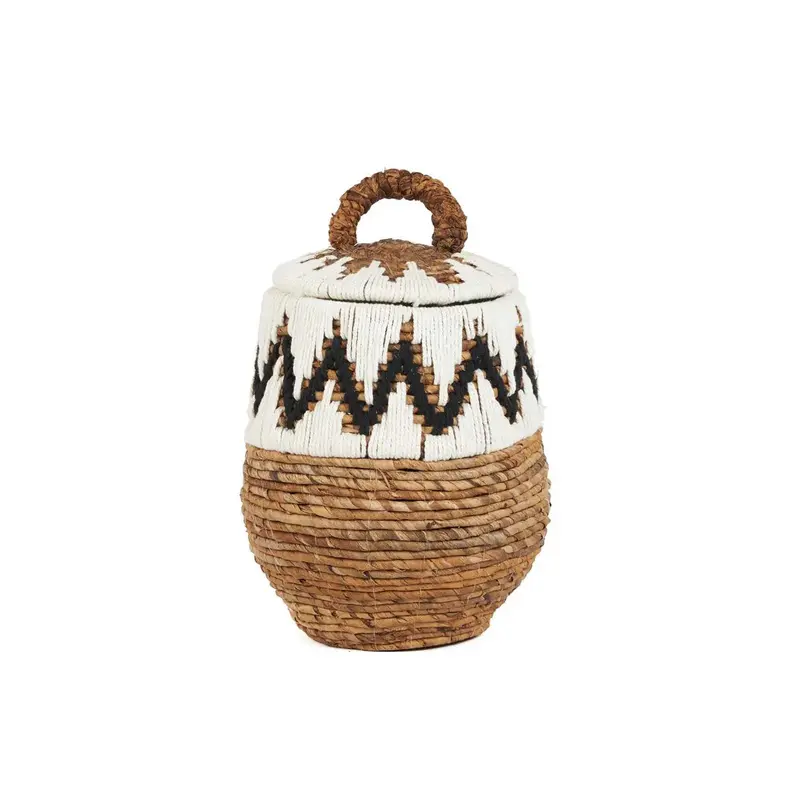 De Kleine Baai Strandmand - Natuurlijk Wit - S