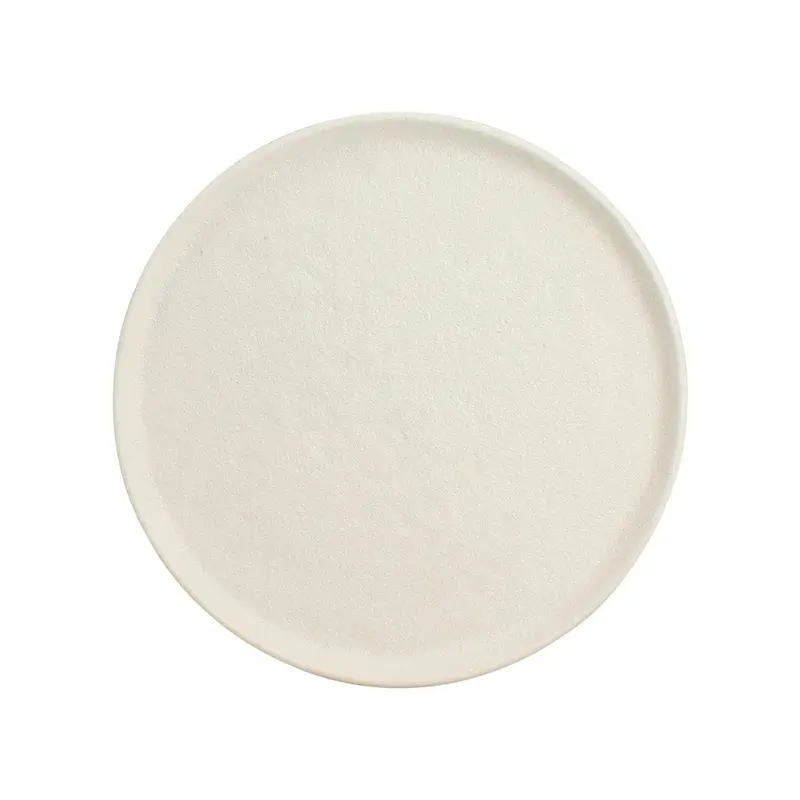 Dessertbord 21 cm - Mat wit steengoed | Snowstack