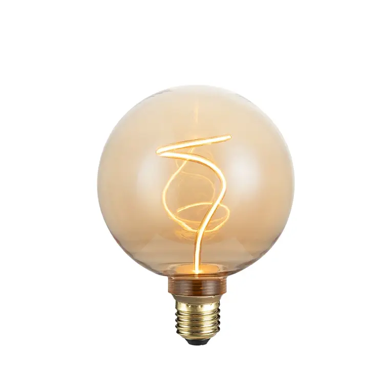 Dimmable Burgeon Lamp Amber 12,5*16,4cm