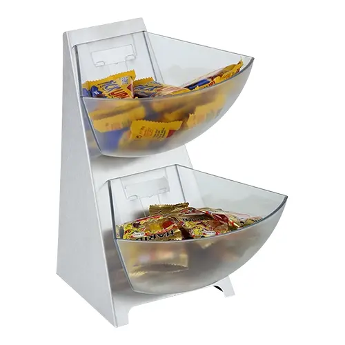 Dispenser Rack 2-Etages RVS