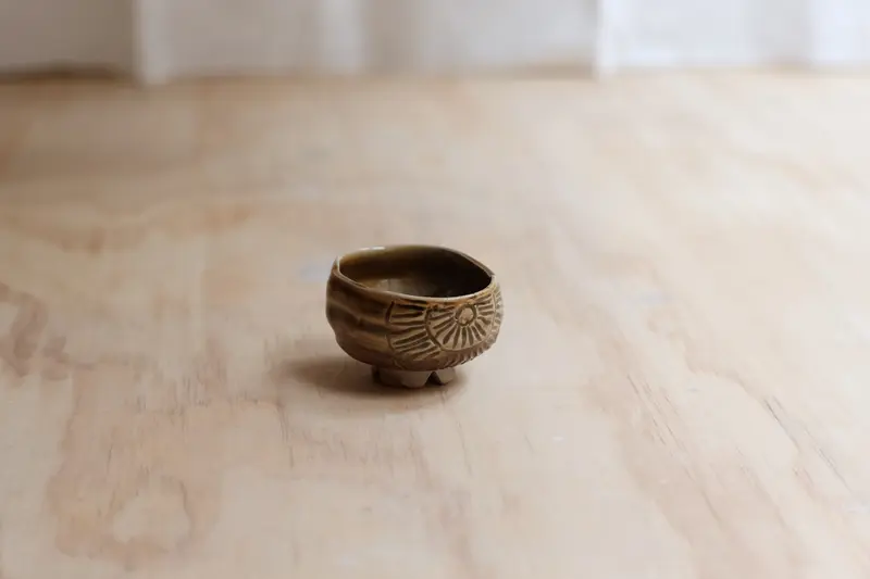 Dousen Tsuchitani cup engraved