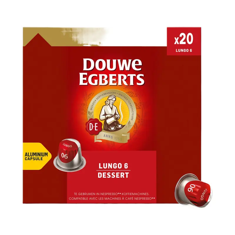 Douwe Egberts Dessert Lungo Capsules 20 Piece
