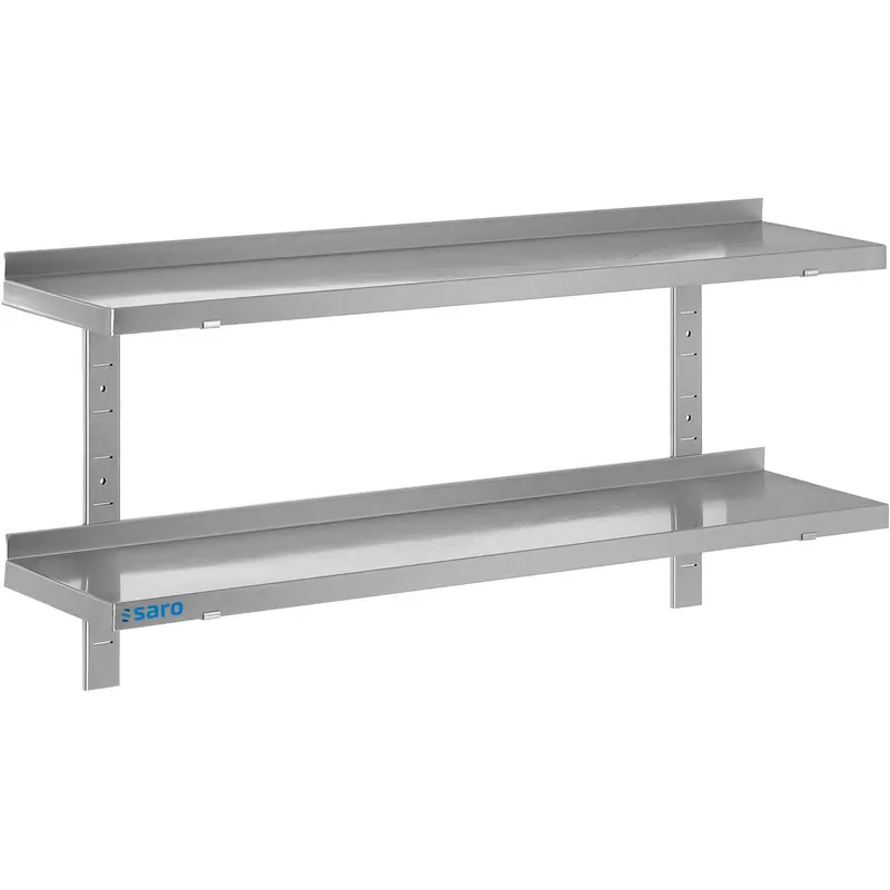 Étagère murale SARO, 2 tablettes, 1 400 mm - 700-4535