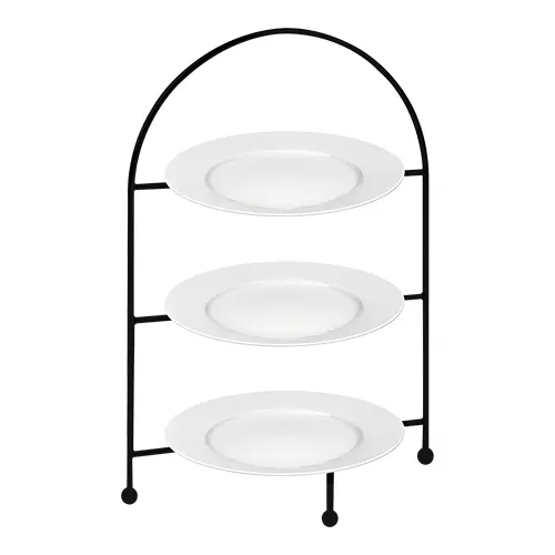 Etagere/Serveerstand incl borden ø 26,5 cm