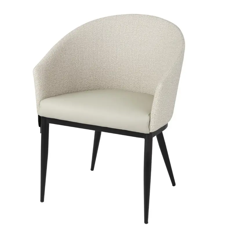 Fauteuils d'intérieur Bolero Meridian écrus (lot de 2)