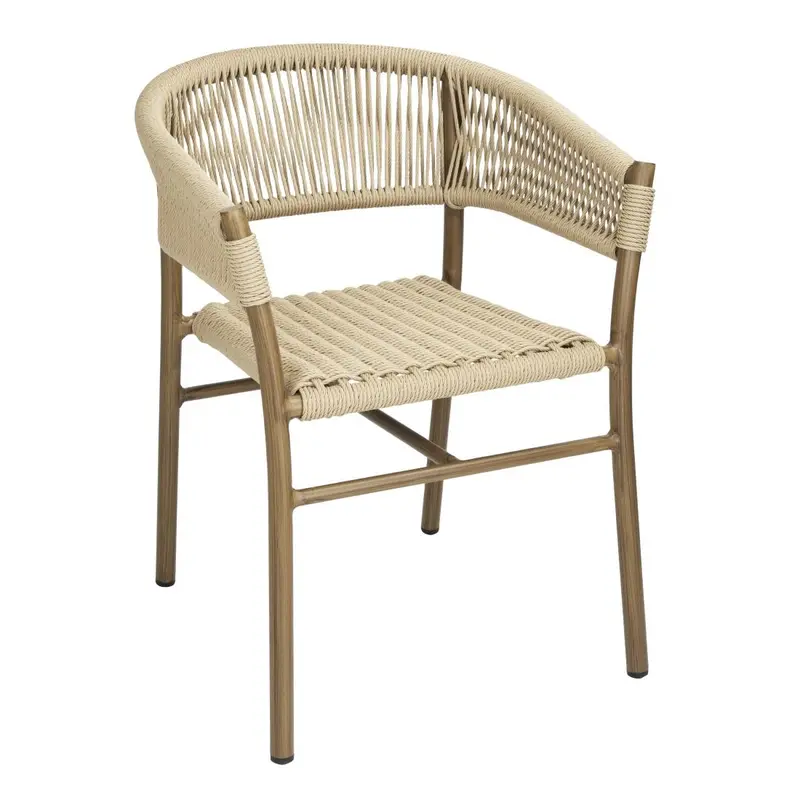 Fauteuils en corde naturelle tressée Bolero Florence (lot de 2)