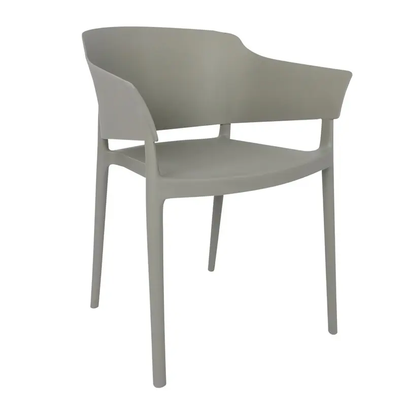 Fauteuils Lorenzo Café Bolero gris (lot de 2)