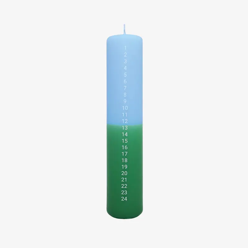 Finders Keepers Adventkaars - Blauw/Groen - Paraffine