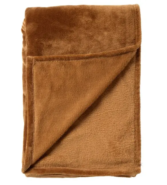 Fleece deken Tobacco