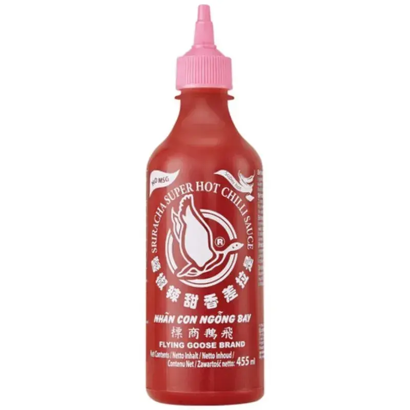 Flying Goose Sriracha Chilli Sauce Super Hot - No MSG - 455ml