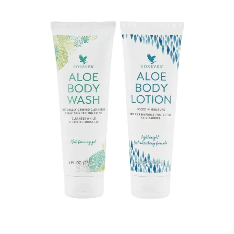 Forever Aloe Body Wash & Lotion Combi pack
