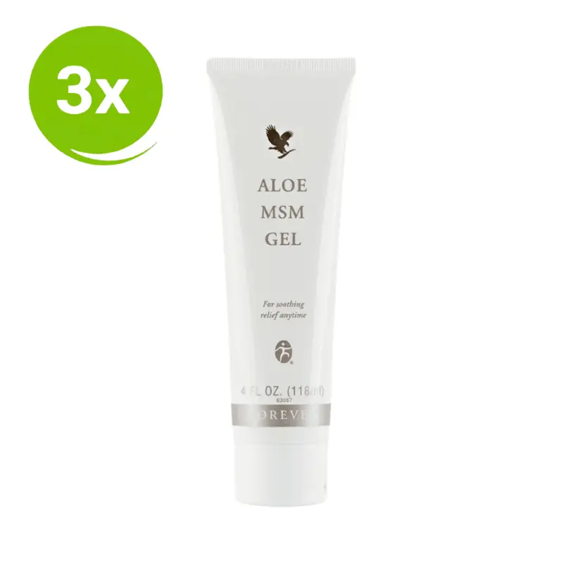 Forever Aloe MSM Gel 3-Pack Voordeelbundel